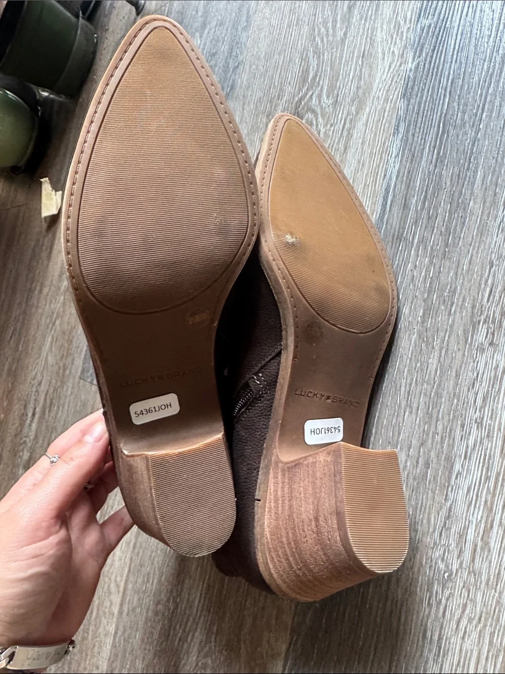 Lucky Brand brown suede